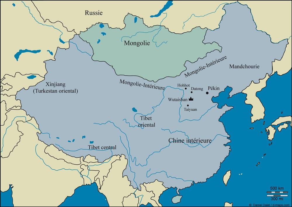 mapa de pequim