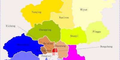 Pequim, China mapa