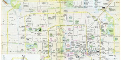 Pequim passeios mapa